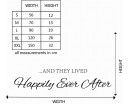 Happily Ever After Quotes Wall Decal Love Quote Vinyl Art Stickers